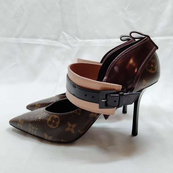 Louis Vuitton Pumps Women Dark Brown 420-082325 - Picture 3 of 9